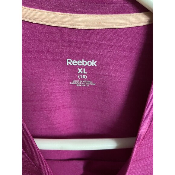 Reebok Speedwick Compression Shirt Girls XL Pink long sleeve running track - Picture 3 of 8